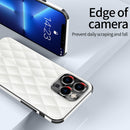 Leather Diamond-Pattern Phone Case